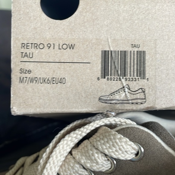 Simple Retro 91 Low Taupe Siz M7/W9 - Picture 3 of 6